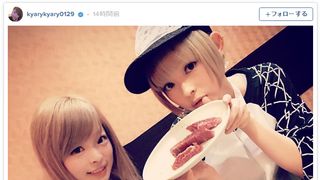 まるで鏡か!きゃりー&最上もが、似すぎて話題