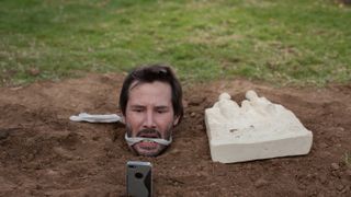 生首キアヌ!?ぼっち飯より泣ける猿ぐつわ姿