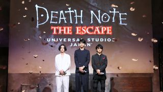 ファン涙！『デスノート』東出昌大、菅田将暉、池松壮亮がUSJにサプライズ登場