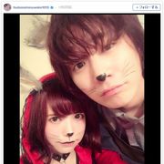Fukase&益若つばさ、ハロウィーンにラブラブ2ショット公開