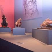 庵野秀明、カラー10周年にホッ…初披露エヴァ原画や『シンゴジ』雛形展示の記念展スタート!