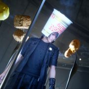 スクエニ、約束果たす FFXV×カップヌードル公式コラ実現