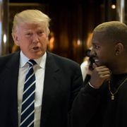 ディカプリオに続いて…ドナルド・トランプ氏、カニエ・ウェストとまさかの会談