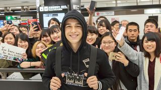 ブルゾンちえみ効果で注目　オースティン・マホーンが来日