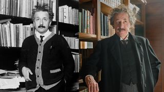 オスカー俳優がアインシュタインを完コピ！執念のビジュアル公開