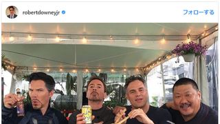 アイアンマン&ドクター・ストレンジのすてきなヒゲ兄弟!ハルクもいる!アベンジャーズ集合写真