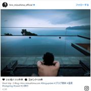 水嶋ヒロのたくましい背中!バックショットにファンどきどき