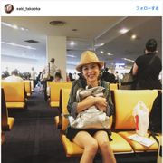 高岡早紀、美脚ショットに反響「足長っ細っ」「美脚、素敵」