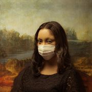 もはや絵!ざわちん、モナ・リザに