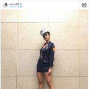 すみれ、日本人離れした超絶スタイル!ハロウィーン衣装で披露