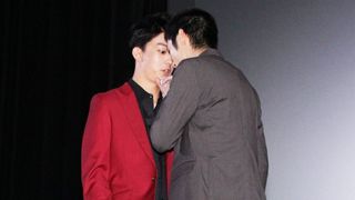 健太郎&山田裕貴、超密着でガン飛ばす!気合のヤンキー歩き披露
