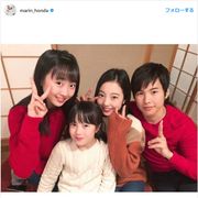 もれなく美形…本田家の遺伝子最強すぎ!家族ショットに大反響