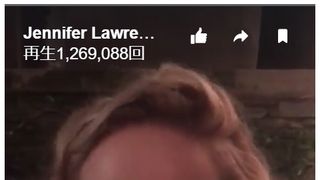 大胆！ジェニファー・ローレンス、半顔メイク公開