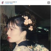 どこぞのお嬢様?平野ノラ、成人式写真に「綺麗やん」