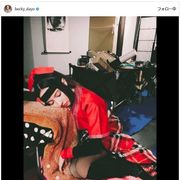 ベッキー“くノ一”姿の寝顔が「可愛すぎる」