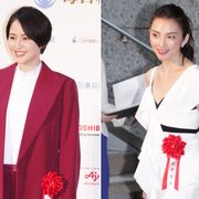 長澤まさみ&田中麗奈、好対照の美の競演「第72回毎日映画コンクール」