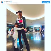足なっが!!木下優樹菜、カッコ良すぎ母娘ショットに反響