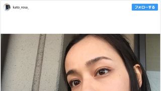 加藤ローサ、変わらぬ美貌！ドアップ写真を公開