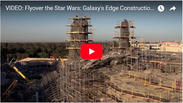 ディズニー『スター・ウォーズ』ランド建設現場の映像公開！着々と進行中