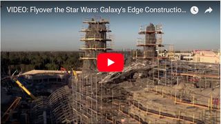 ディズニー『スター・ウォーズ』ランド建設現場の映像公開！着々と進行中