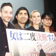 ダイアン・クルーガー、レジェンド小島秀夫監督と日本で対面!