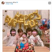 幸せいっぱい!辻希美&杉浦太陽、子供たちとの家族5ショット公開