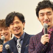 稲垣×草なぎ×香取『クソ野郎と美しき世界』超満員で初日あいさつ