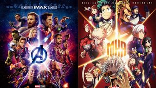 アベンジャーズとヒロアカがコラボ!特別映像&ビジュアル公開