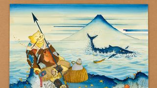 ますむらひろし×北斎のコラボ「猟師図」初公開 企画展6月26日より開催