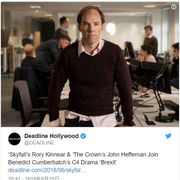 ベネディクト・カンバーバッチ激変!英国EU離脱描くドラマの初ビジュアル公開