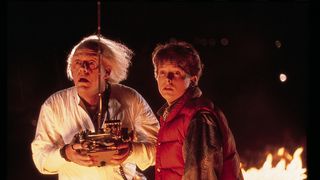バック・トゥ・ザ・フューチャー野外上映にデロリアン登場!