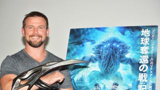 侵略SF『スカイライン-奪還-』監督が来日!成功の秘訣を学生に伝授