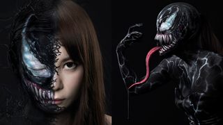 中川翔子がヴェノムに変身！インパクト大の写真公開