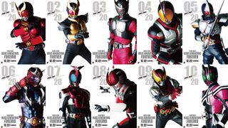 平成仮面ライダー勢ぞろい！『仮面ライダー平成ジェネレーションズ FOREVER』キャラクターポスター公開
