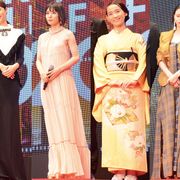 松岡茉優、広瀬アリス、篠原ともえ、山本舞香…東京国際映画祭に華やか衣装で集結