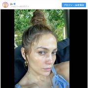 ジェニファー・ロペス49歳、加工ナシすっぴんが神がかった美しさ!