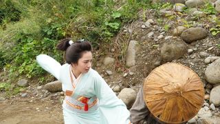 小松菜奈、着物姿で華麗なアクション！『サムライマラソン』本編映像が公開