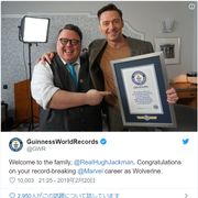 ヒュー・ジャックマン、ウルヴァリン役16年でギネス認定!