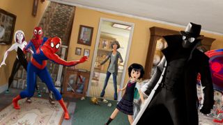 別次元のスパイダーマン、秘密基地に集結!『スパイダーバース』本編映像