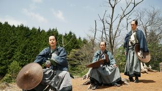 松坂桃李×柄本佑×杉野遥亮『居眠り磐音』3ショット公開