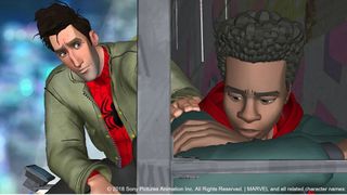 『スパイダーマン：スパイダーバース』幻のシーン公開！ピーター・B・パーカーとマイルスの師弟愛にホロリ