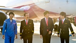 新「おっさんずラブ」田中圭・吉田鋼太郎・千葉雄大・戸次重幸の関空ロケショット公開