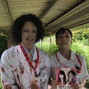 「時効警察」霧山&三日月がゾンビ化!?SNSで強烈2ショット