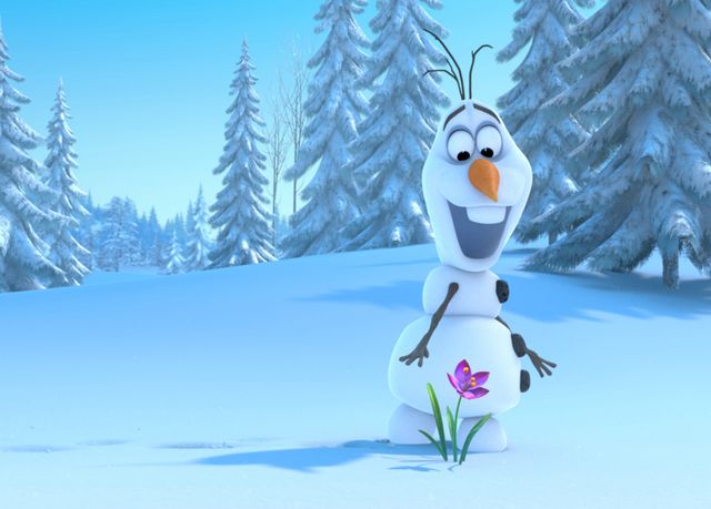 映画『アナと雪の女王』よりキュートなオラフ