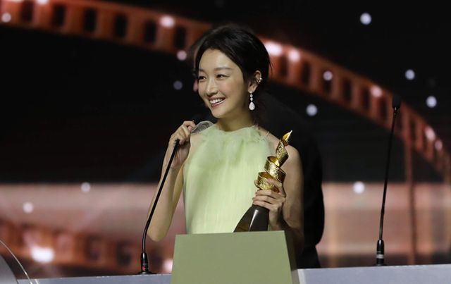 最優秀女優賞のチョウ・ドンユイ(写真:マカオ国際映画祭)