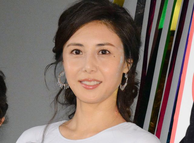 松嶋菜々子(写真は2018年2月撮影のもの)