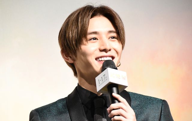 山田涼介、センター分けもイケメン