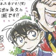 「名探偵コナン」青山剛昌が描いたルパン三世&コナン!