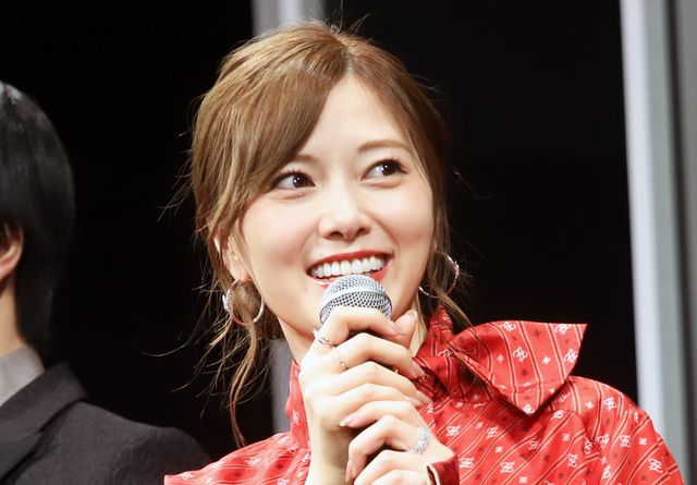 ヒロインを演じた乃木坂46・白石麻衣