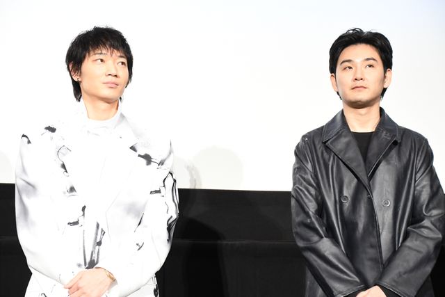 『影裏』が初日を迎えた綾野剛&松田龍平